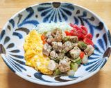 ハワイ風ガーリックチキン丼作り方9写真