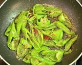 万願寺唐辛子のオムレツ作り方3写真