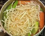 簡単・茹でもやし＆万願寺＆ソーセージ作り方3写真