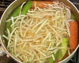 簡単・茹でもやし＆万願寺＆ソーセージ作り方3写真