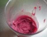 1分で！すももジェラート♪豆乳とジャムで作り方3写真