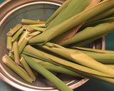 月桃 茎のお茶作り方1写真