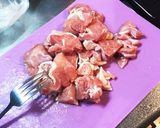 とり肉の塩だれ炒め（山本ゆりさんレシピ）作り方1写真