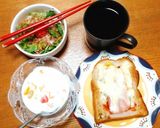 器具いらず★究極のベーコンピザトースト★作り方7写真