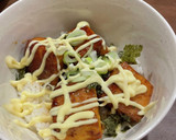 照り焼きマヨネーズ　揚げ豆腐丼作り方6写真