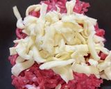 レンジで超簡単チーズinハンバーグ作り方1写真