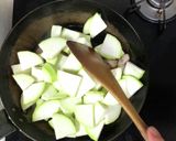 こってり美味しい夕顔と豚バラ肉の甘辛炒め作り方6写真