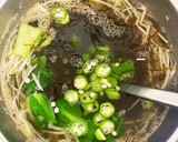 簡単✨もずくとオクラの和風夏野菜スープ作り方5写真