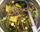 簡単✨もずくとオクラの和風夏野菜スープ作り方6写真