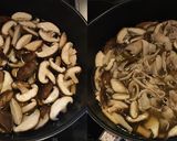 豚バラ肉と豆腐とネギの梅肉煮作り方2写真