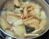簡単簡単！冬瓜と油揚げのパパッと煮物作り方4写真