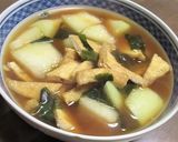 簡単簡単!冬瓜と油揚げのパパッと煮物作り方5写真