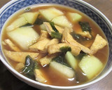 簡単簡単！冬瓜と油揚げのパパッと煮物作り方5写真