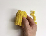 とうもろこしの粒をきれいに取る方法作り方5写真