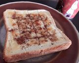 おうちカフェ♡朝食♡練乳シナモントースト作り方4写真