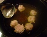 【冬野菜】鶏肉団子と白菜のあっさり煮作り方3写真