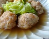 【冬野菜】鶏肉団子と白菜のあっさり煮作り方5写真