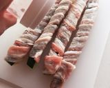 キュウリの豚バラ巻♪作り方2写真