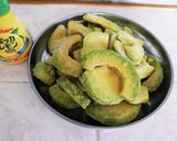 アボカドとカニかまの甘酢がけ作り方1写真