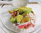 アボカドとカニかまの甘酢がけ作り方3写真