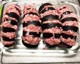 なすの豚ひき肉はさみ焼き作り方3写真