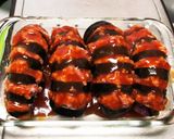 なすの豚ひき肉はさみ焼き作り方4写真