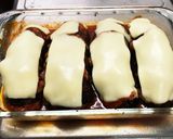 なすの豚ひき肉はさみ焼き作り方6写真