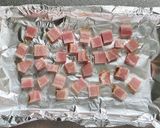厚切りベーコンとかぼちゃのコロコロサラダ作り方1写真