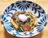 レバニラ炒め温泉たまご乗せ作り方6写真