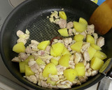 ✿鶏肉とじゃがいもの照り焼き✿作り方5写真