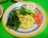 スモークサーモンとほうれん草の冷製パスタ作り方14写真