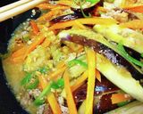 なす味噌ひき肉炒め♪作り方5写真