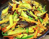 なす味噌ひき肉炒め♪作り方6写真