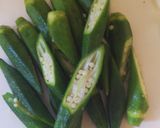 牛肉と山芋おくらのにんにく醤油炒め作り方3写真