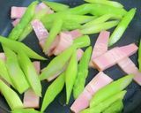 ♡アスパラベーコン卵炒めカレー風味♡作り方3写真