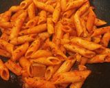 野菜ジュースでピリ辛ペンネ作り方6写真