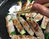 きゅうりの豚巻き酢豚風作り方8写真