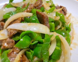 旨！牛肉とピーマンのオイスターソース炒め作り方17写真