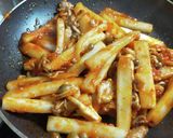 豚とほくほく大根のチリソース作り方4写真