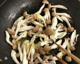 空芯菜としめじの塩バター作り方1写真