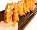 とろける美味しさ❤トロなすの明太挟み揚げ作り方4写真