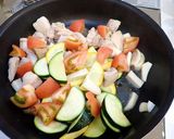 【バジル大量消費】夏野菜炒め作り方7写真