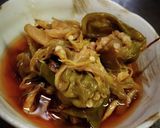 かぐら辛子とミョウガの甘辛醤油煮。作り方2写真