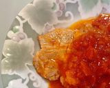 ソースたっぷり、豚肉のトマト煮込み作り方7写真