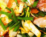 余った鶏肉とお野菜でチーズダッカルビ作り方3写真