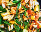 余った鶏肉とお野菜でチーズダッカルビ作り方5写真
