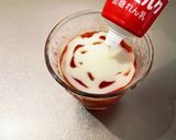 トマトジュースシャーベット練乳かけ作り方3写真