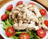 レンジで! バンバンジーサラダ作り方6写真