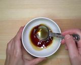 レンジで簡単しょうがポン酢のナス天もどき作り方3写真