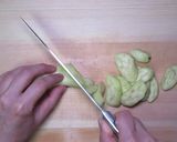 レンジで簡単しょうがポン酢のナス天もどき作り方4写真